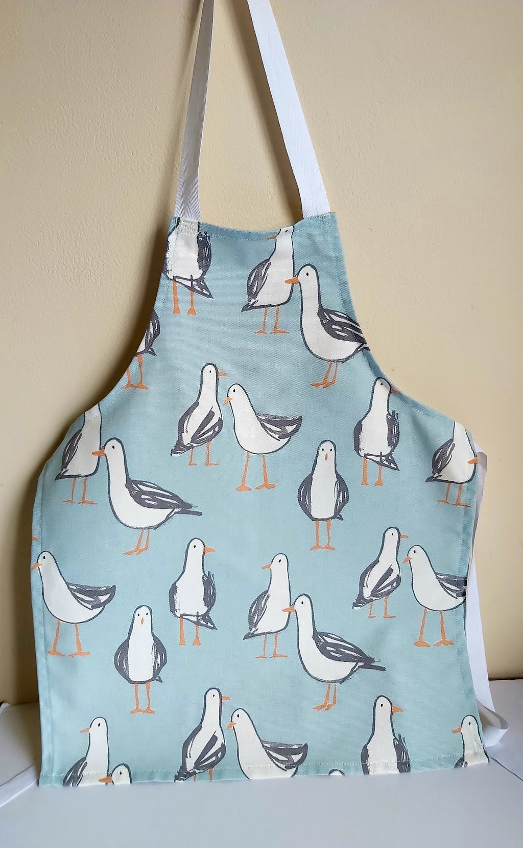 Child's Cotton Apron in a Cute Seagull Design