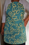 Adult Apron in a Turquoise Design